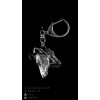 Smooth Collie - keyring (silver plate) - 2788 - 29665