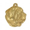 Spanish Mastiff - keyring (gold plating) - 848 - 30057