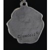 Spanish Mastiff - necklace (silver cord) - 3206 - 32700