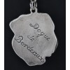 Spanish Mastiff - necklace (silver plate) - 2960 - 31172