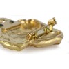 Staffordshire Bull Terrier - clip (gold plating) - 1021 - 26643