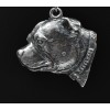 Staffordshire Bull Terrier - keyring (silver plate) - 1851 - 12656