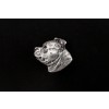 Staffordshire Bull Terrier - keyring (silver plate) - 2081 - 18137