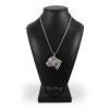 Staffordshire Bull Terrier - necklace (silver chain) - 3310 - 34435