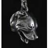 Staffordshire Bull Terrier - necklace (silver chain) - 3314 - 33751