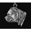 Staffordshire Bull Terrier - necklace (silver cord) - 3188 - 32627