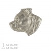 Staffordshire Bull Terrier - pin (silver plate) - 1569 - 26064
