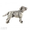 Staffordshire Bull Terrier - pin (silver plate) - 2680 - 28859