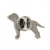 Staffordshire Bull Terrier - pin (silver plate) - 2680 - 28863
