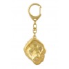 Tibetan Mastiff - keyring (gold plating) - 1736 - 30155