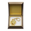 Tibetan Mastiff - keyring (gold plating) - 2888 - 30553
