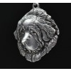 Tibetan Mastiff - keyring (silver plate) - 2213 - 21445