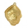 Tibetan Mastiff - necklace (gold plating) - 1717 - 31387