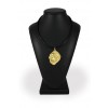 Tibetan Mastiff - necklace (gold plating) - 1717 - 31389