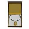 Tibetan Mastiff - necklace (gold plating) - 3071 - 31707