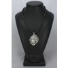 Tibetan Mastiff - necklace (silver plate) - 2994 - 30957