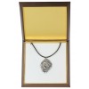 Tibetan Mastiff - necklace (silver plate) - 2994 - 31137