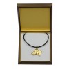 Weimaraner - necklace (gold plating) - 2486 - 27645