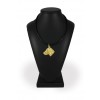 Weimaraner - necklace (gold plating) - 3068 - 31622