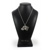 Weimaraner - necklace (silver chain) - 3305 - 34351