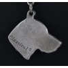 Weimaraner - necklace (silver chain) - 3362 - 34042