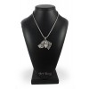 Weimaraner - necklace (silver cord) - 3183 - 33111