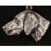 Weimaraner - necklace (silver plate) - 2939 - 30734