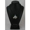 Weimaraner - necklace (silver plate) - 3016 - 31032