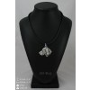Weimaraner - necklace (silver plate) - 3016 - 31031