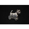 West Highland White Terrier - keyring (silver plate) - 2089 - 18406