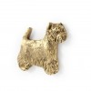 West Highland White Terrier - pin (gold) - 1489 - 7424