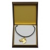 Whippet - necklace (gold plating) - 3037 - 31673