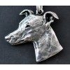 Whippet - necklace (silver chain) - 3289 - 33603