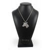 Whippet - necklace (silver cord) - 3167 - 33046