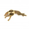 Whippet - pin (gold) - 1566 - 7572