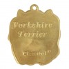 Yorkshire Terrier - keyring (gold plating) - 798 - 29978