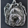 Yorkshire Terrier - necklace (silver chain) - 3282 - 33559
