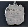 Yorkshire Terrier - necklace (silver chain) - 3282 - 33560