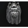 Yorkshire Terrier - necklace (silver chain) - 3368 - 34080