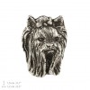 Yorkshire Terrier - pin (silver plate) - 2223 - 22278