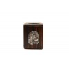 Afghan Hound - candlestick (wood) - 3989