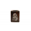 Poodle - candlestick (wood) - 3941