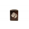 Kerry Blue Terrier - candlestick (wood) - 3949