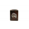 Black Russian Terrier - candlestick (wood) - 3962 