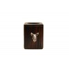 Bull Terrier - candlestick (wood) - 3892