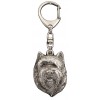 Cairn Terrier - keyring (silver plate) - 118 