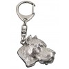 Dogo Argentino - keyring (silver plate) - 30