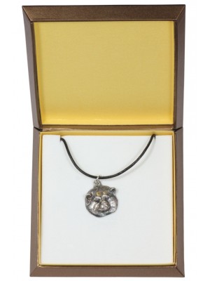 Akita Inu - necklace (silver plate) - 2945 - 31089