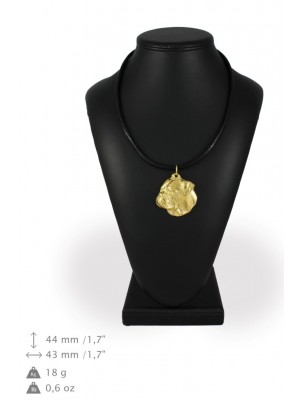 American Bulldog - necklace (gold plating) - 987 - 31342