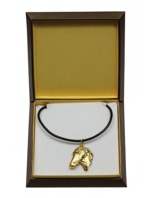 Azawakh - necklace (gold plating) - 3053 - 31689